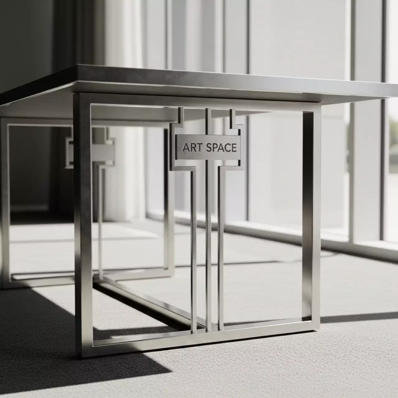 Аренда Стол металлический обеденный Toscana в Green Flow Hotel — ART SPACE