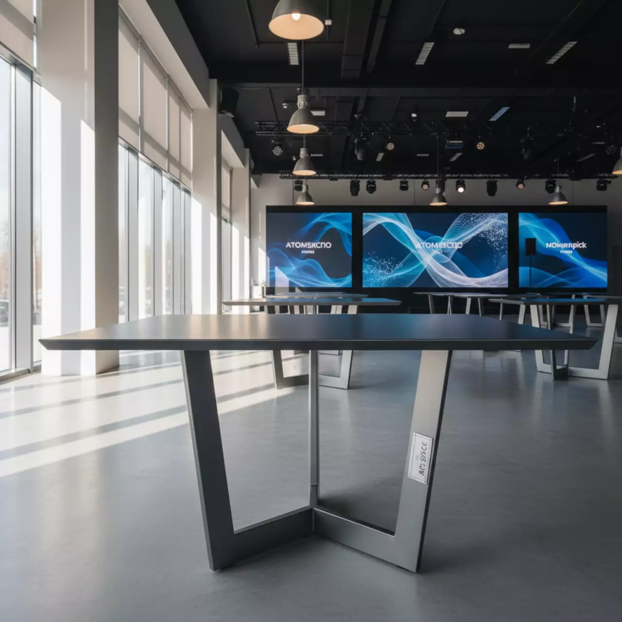 Аренда Стол металлический обеденный Zelmar в Mövenpick Hotel — ART SPACE