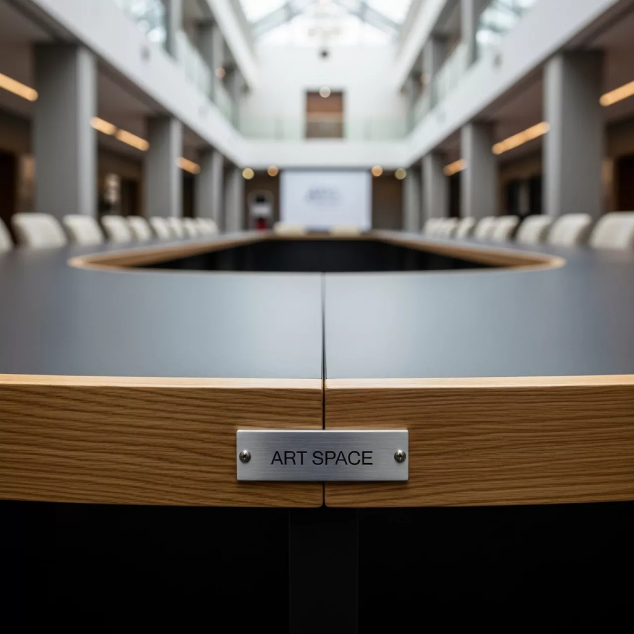 Аренда Стол Милан полукруглый 160 см С профиль дуб в отеле «Звездный» — ART SPACE