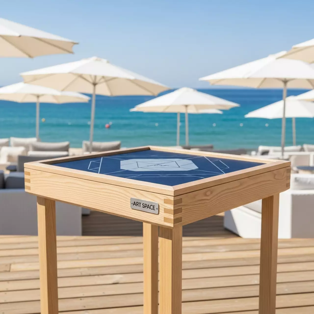 Аренда Стол мини на 4 игрока на пляже «Мандарин» — ART SPACE