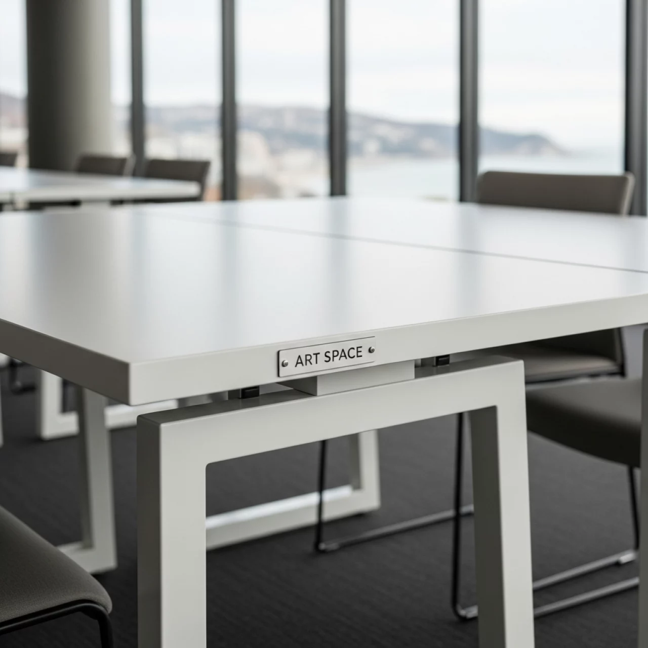 Аренда Стол мобильный складной белый 25 мм 140х70 в отеле Hyatt Regency Sochi — ART SPACE