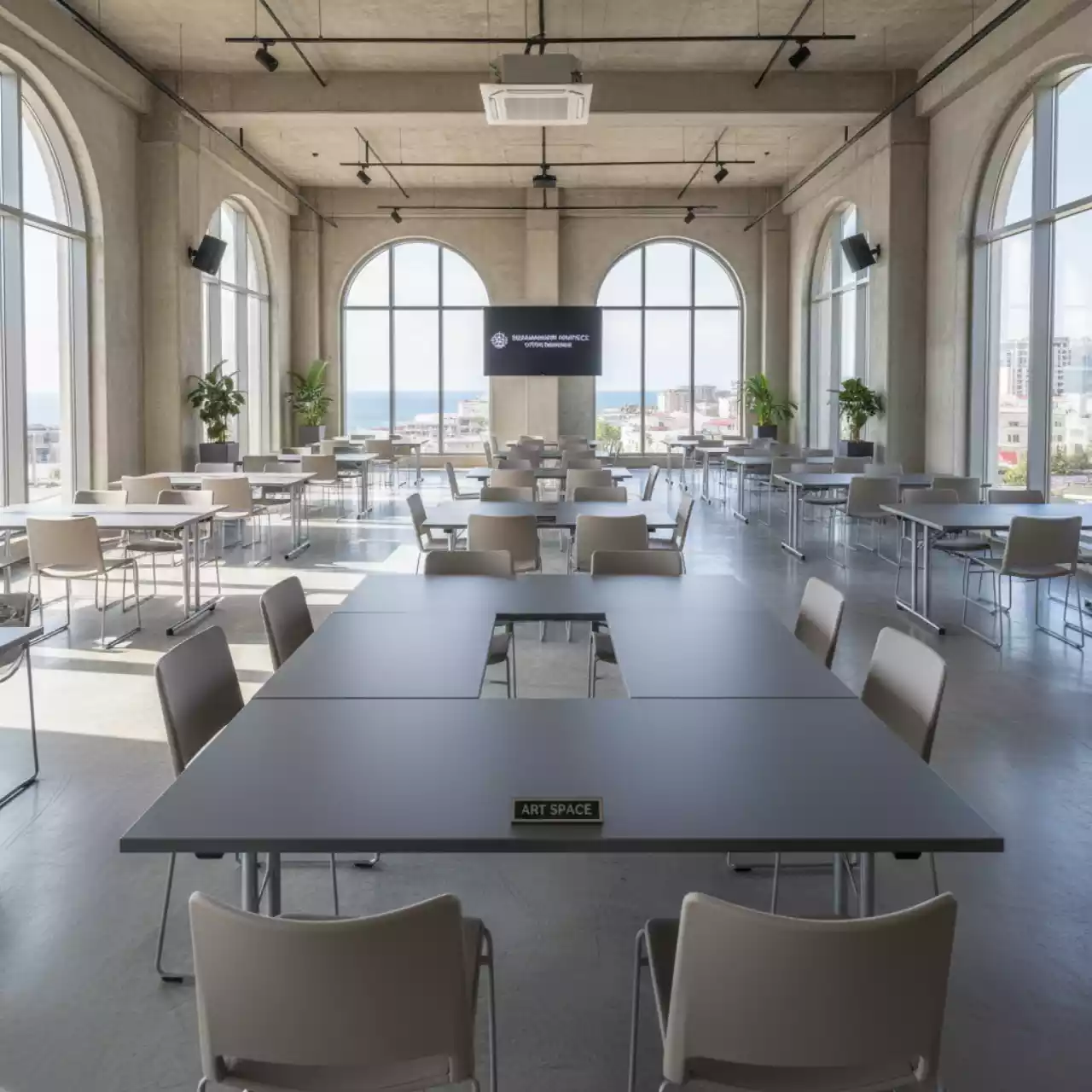 Аренда Стол мобильный складной серый антрацит 22 мм 140х70 см в конгресс-холле отеля Жемчужина — ART SPACE