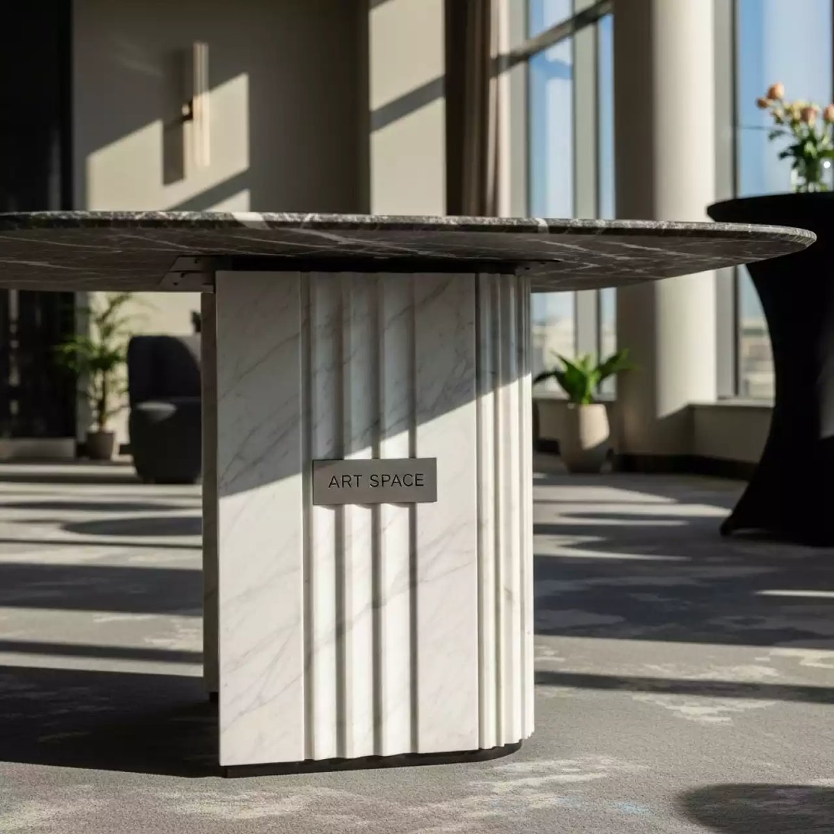 Аренда Стол мраморный Plisse в отеле Radisson Lazurnaya — ART SPACE