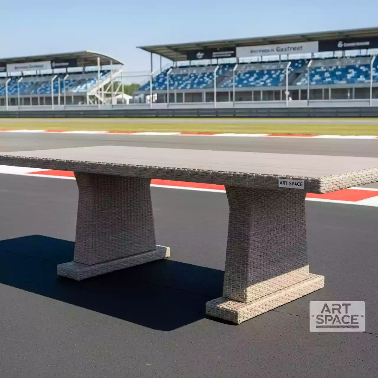 Аренда Стол на двух опорах ROTANG LUX MALAGA на Сочи Автодроме — ART SPACE