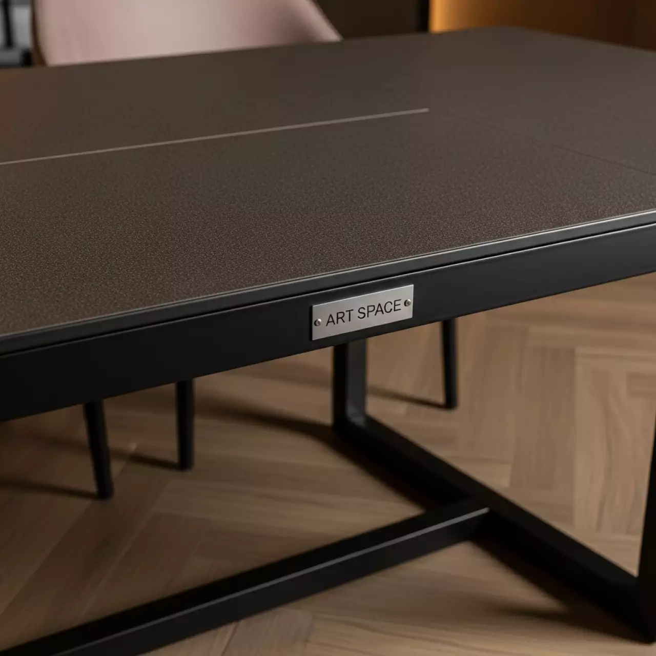 Аренда Стол обеденный Austrilia Sand Black 180х90х75 см керамика металл черный в Radisson Hotel Rosa Khutor — ART SPACE