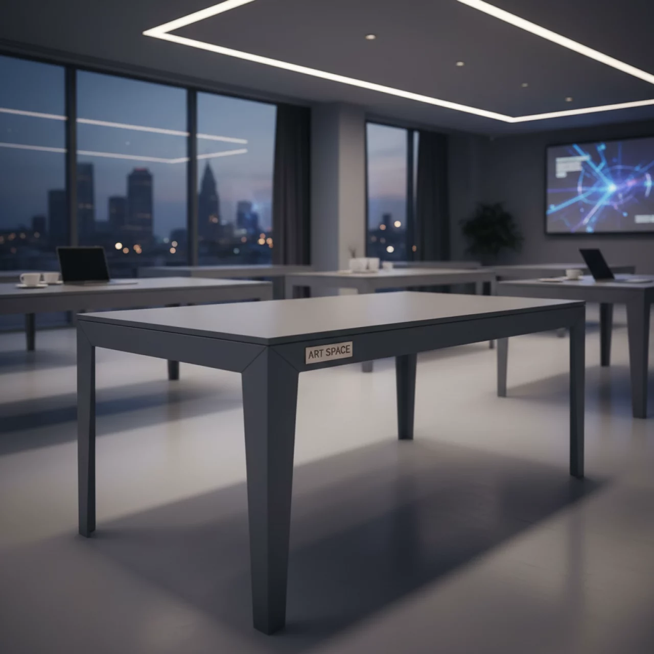 Аренда Стол обеденный Ballet 120х75 см серый в ресторане «Магеллан» — ART SPACE