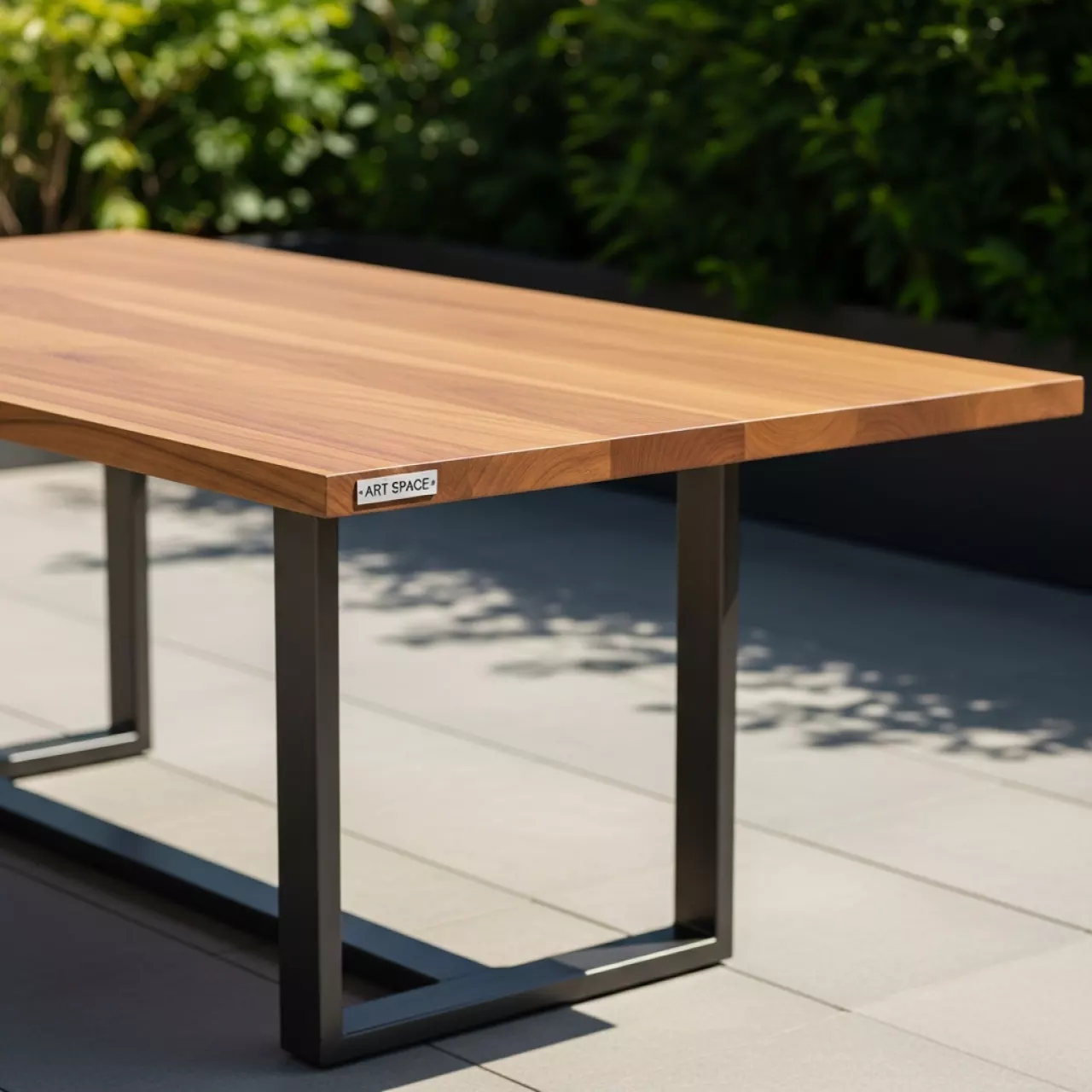 Аренда Стол обеденный деревянный Frasca Maxi Fix Iroko в санатории «Октябрьский» — ART SPACE