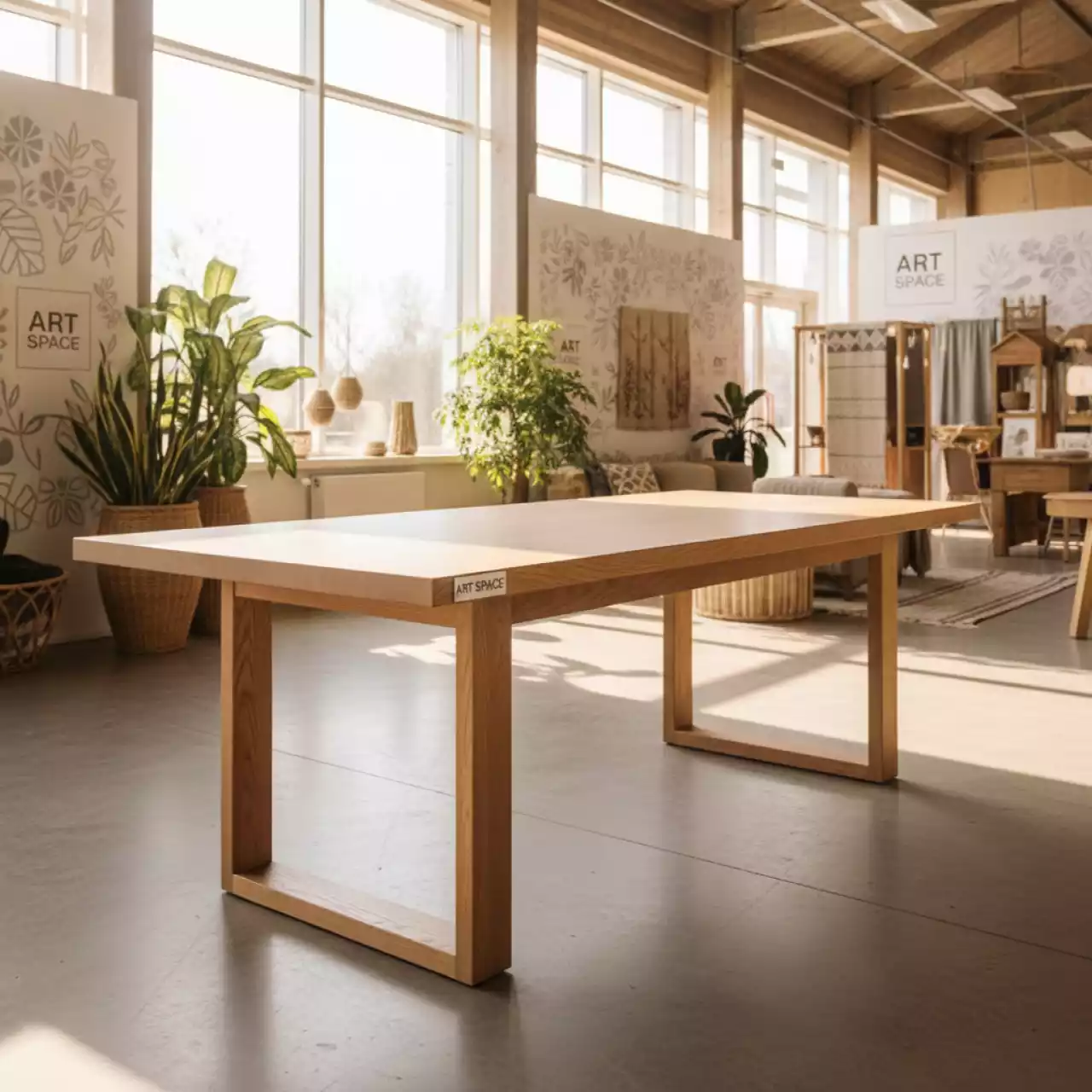 Аренда Стол обеденный деревянный Maverick в этно-парке «Моя Россия» — ART SPACE