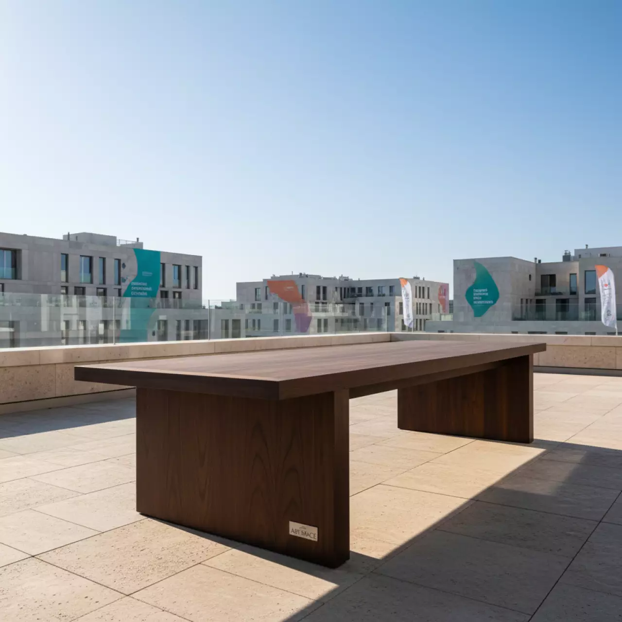 Аренда Стол обеденный деревянный Roderick в Karat Resort — ART SPACE