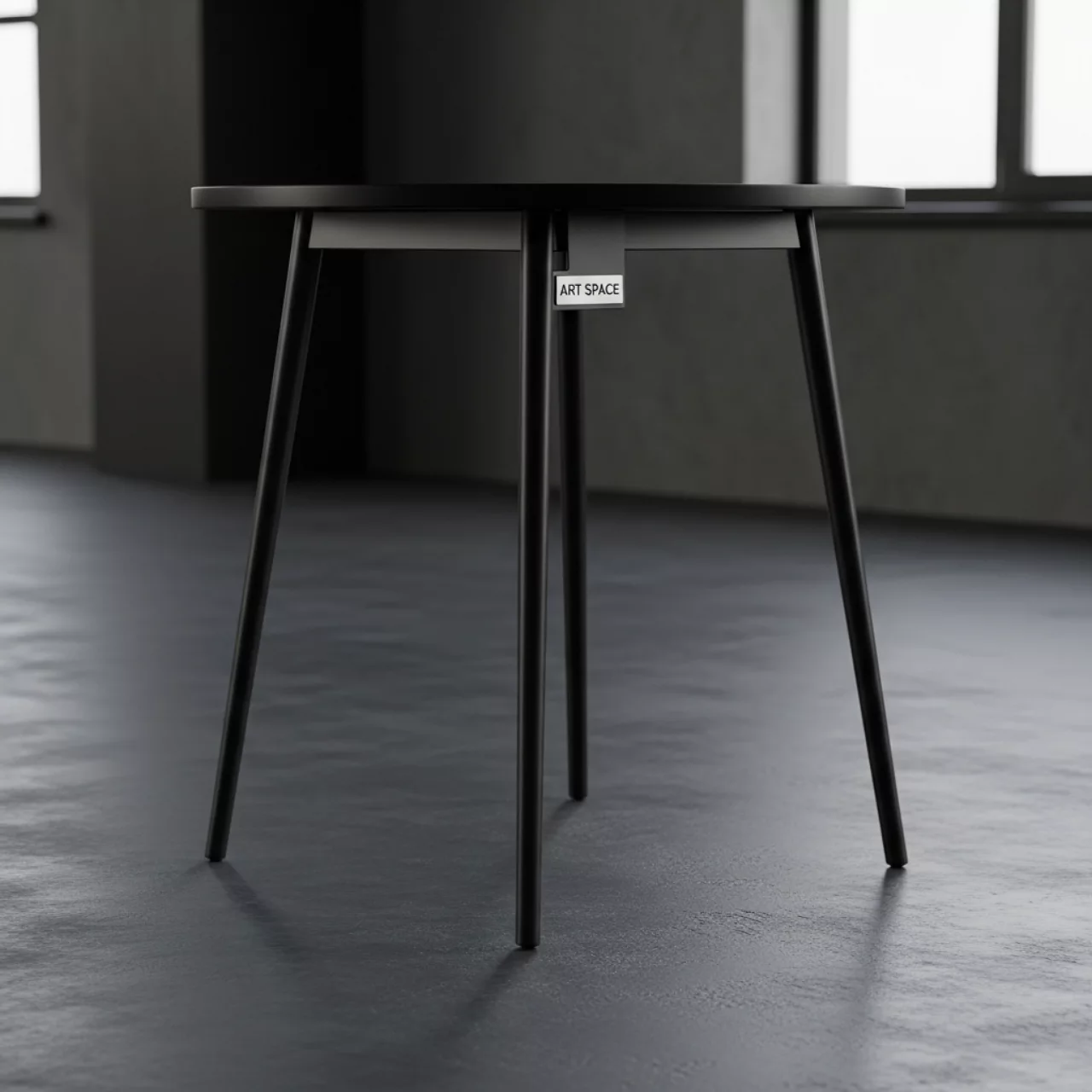 Аренда Стол обеденный Flow малый черный в комплексе «Дагомыс» — ART SPACE