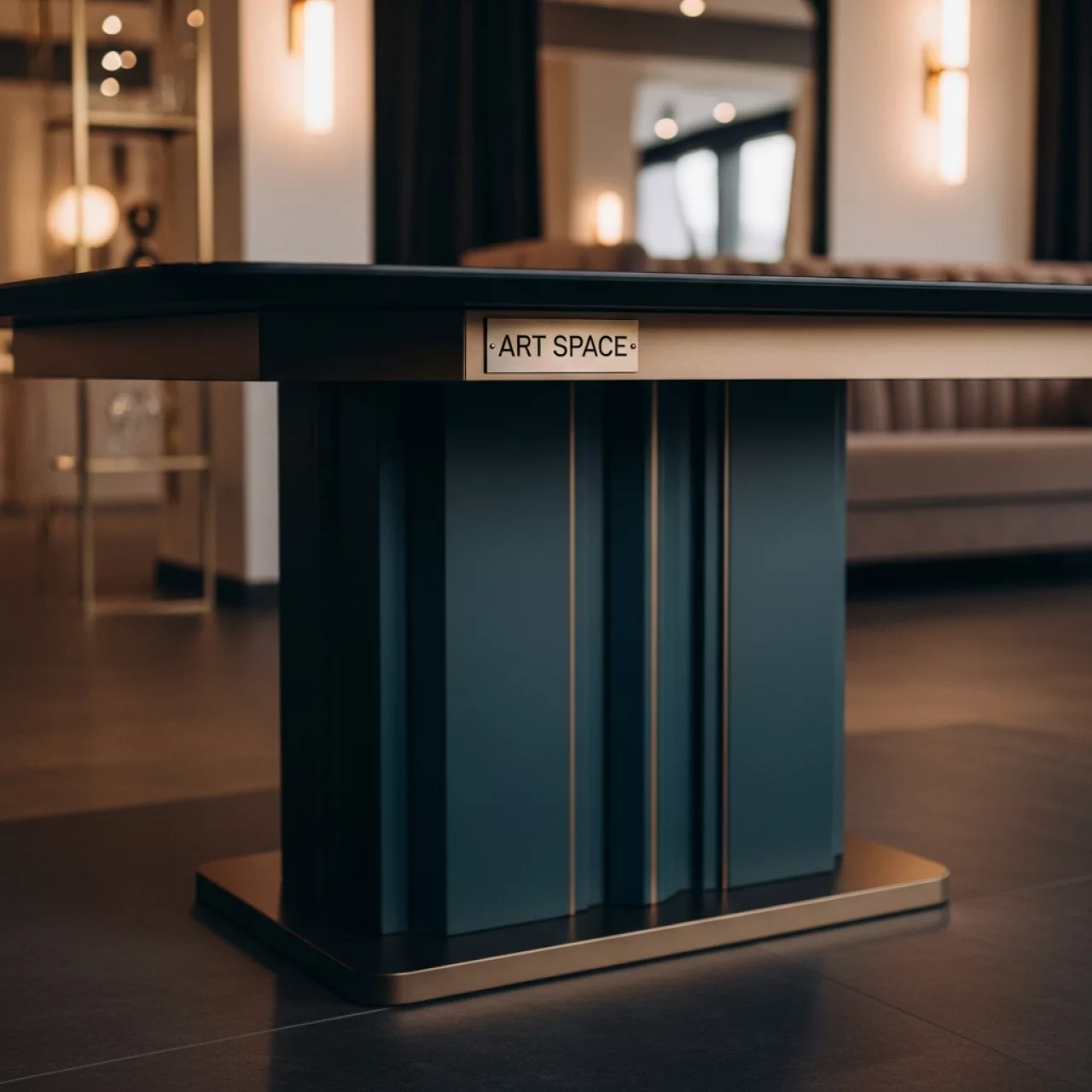 Аренда Стол обеденный из HPL пластика Ottocento M Special в ресторане «Магадан» — ART SPACE