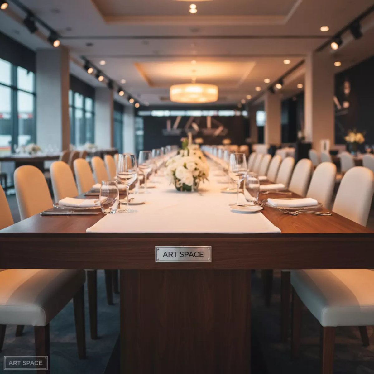 Аренда Стол обеденный Канцлер 2,5 м ROTANG LUX на Сочи Автодроме — ART SPACE