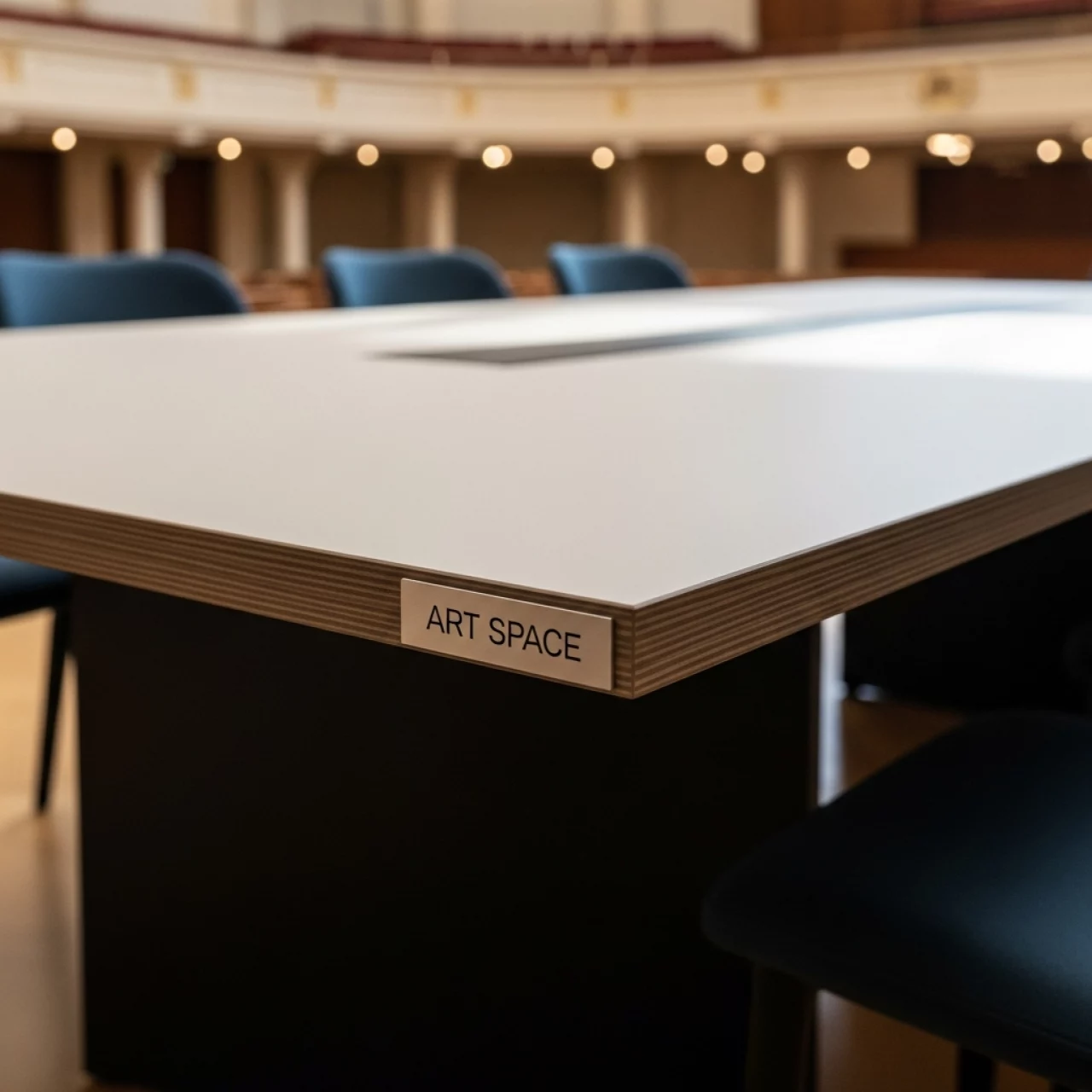 Аренда Стол обеденный ламинированный Fade в Зале органной и камерной музыки — ART SPACE