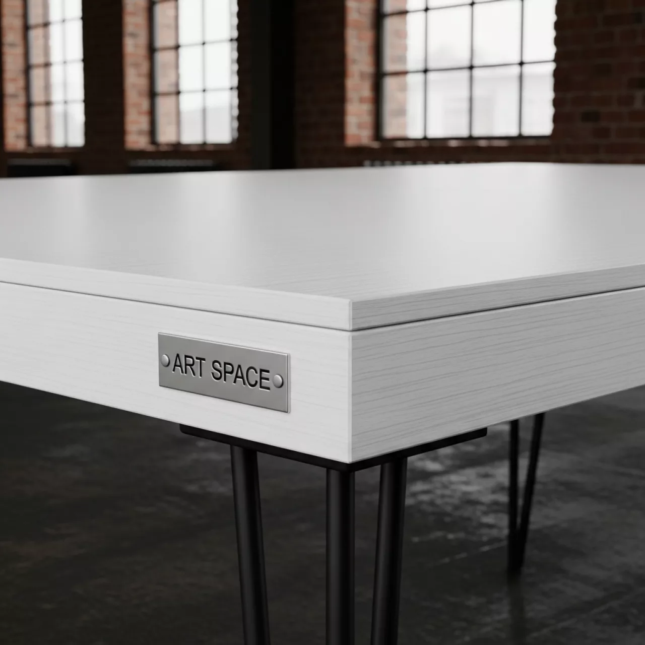 Аренда Стол обеденный ламинированный складной Tripe Maxi Folding в лофте «Студия 21» — ART SPACE