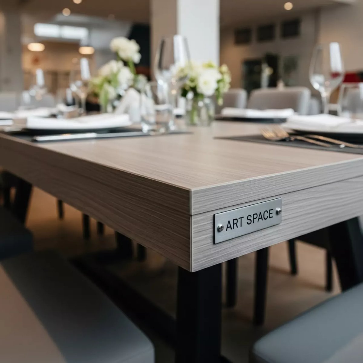 Аренда Стол обеденный ламинированный Tripe Maxi в банкетном зале «Дельфин» — ART SPACE