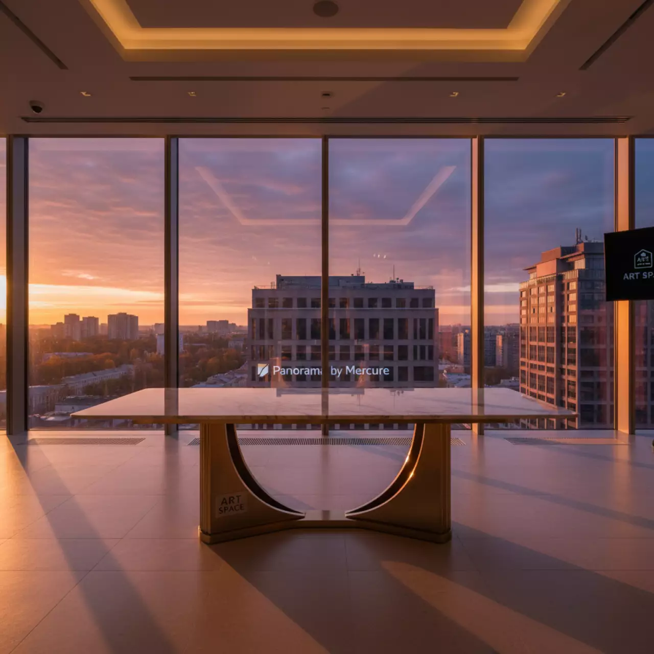 Аренда Стол обеденный мраморный Jeko 34 в Panorama by Mercure — ART SPACE