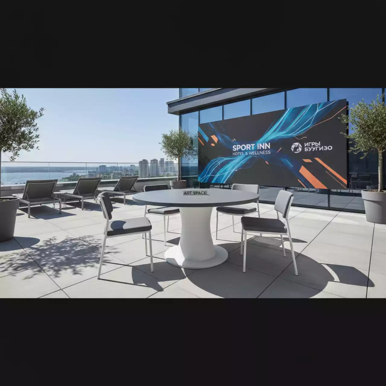 Аренда Стол обеденный Ottocento M Special HPL пластик в Sport Inn Hotel & Wellness — ART SPACE