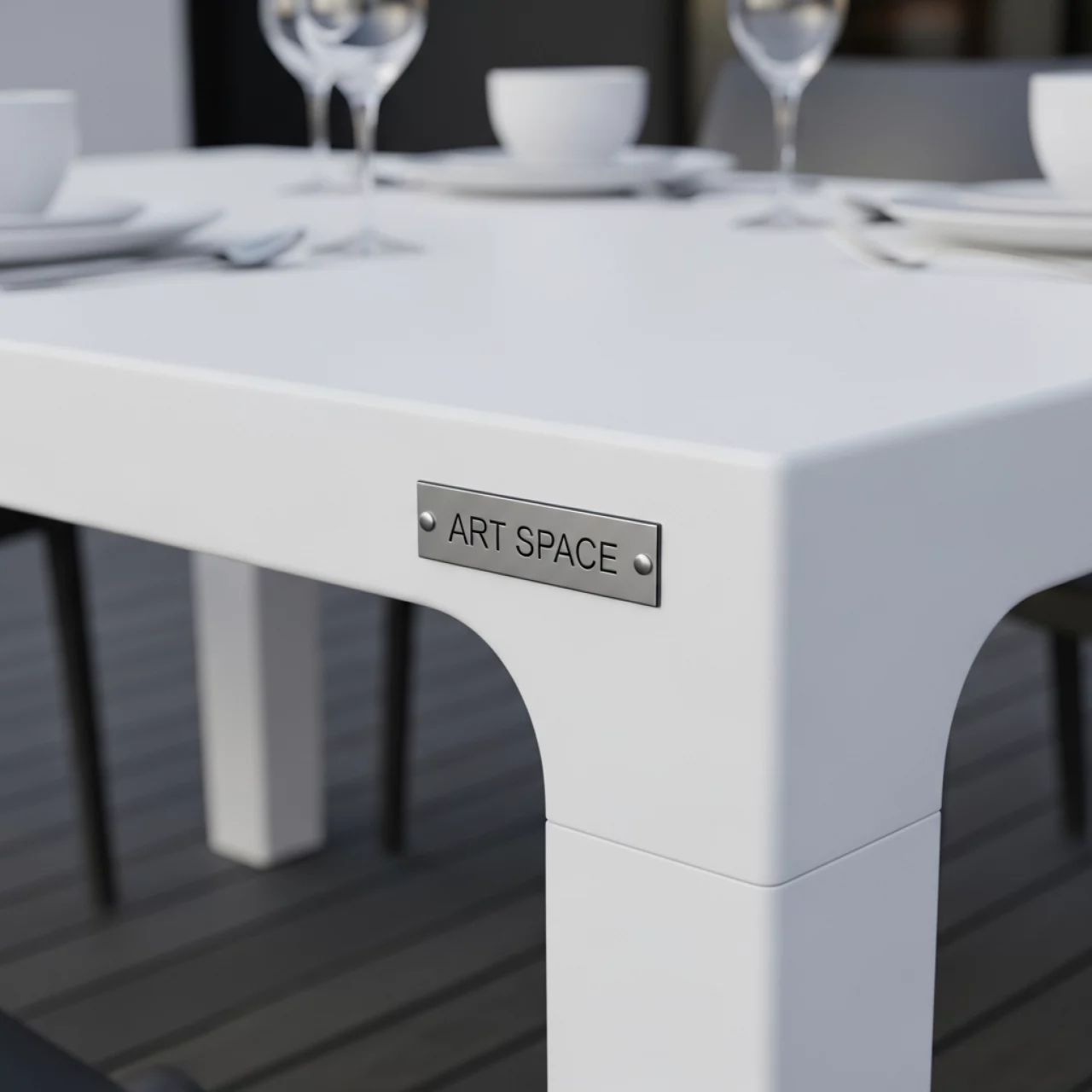 Аренда Стол обеденный пластиковый Cube 120х70 в отеле «Звездный» — ART SPACE
