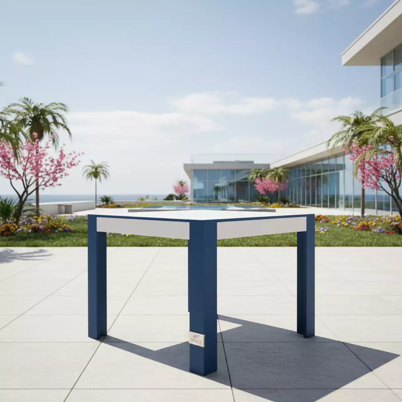 Аренда Стол обеденный пластиковый Cube 80 в комплексе «Дагомыс» — ART SPACE