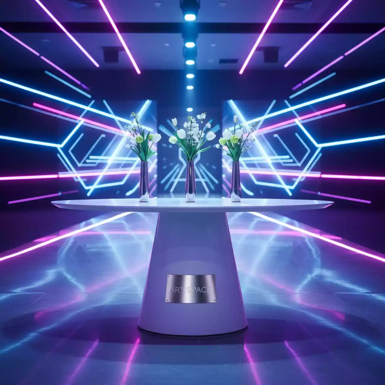 Аренда Стол обеденный пластиковый Ikon белый 790х710 мм в Sport Inn Hotel & Wellness — ART SPACE