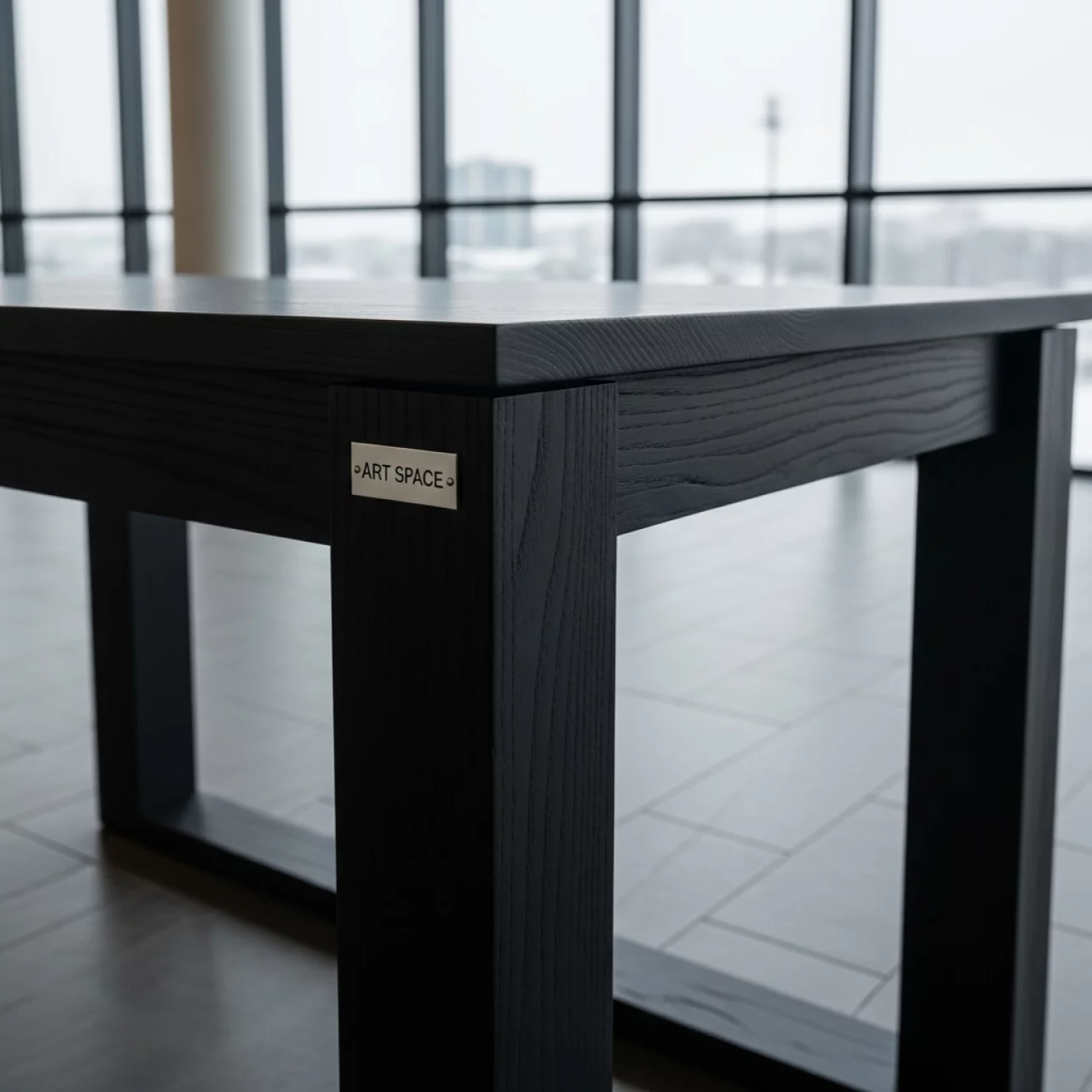 Аренда Стол обеденный Tome дуб черный в комплексе Sea Galaxy — ART SPACE