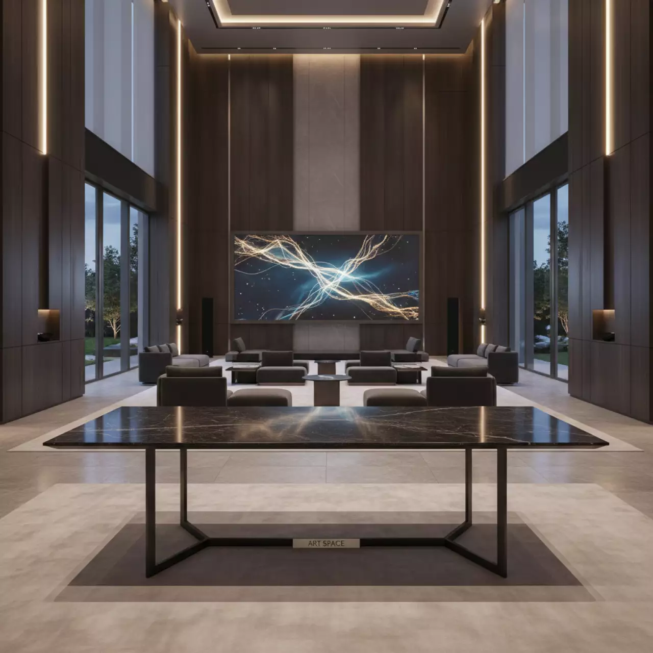 Аренда Стол обеденный TVGL 010022 T1 в Karat Resort — ART SPACE