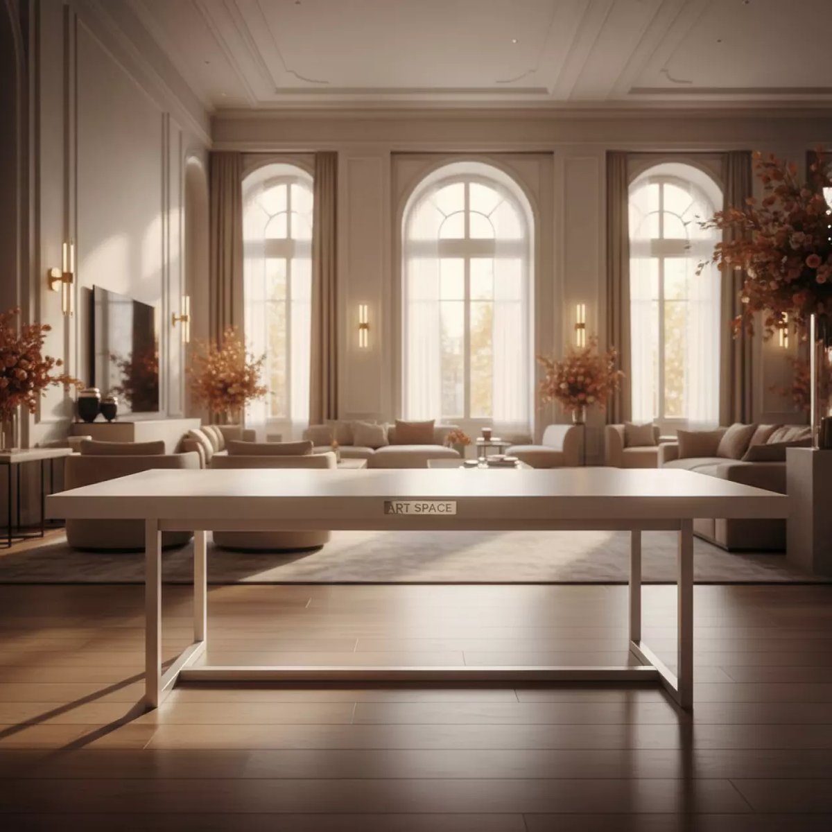 Аренда Стол обеденный WHITE 140 80 A white 61 845 в Stella di Mosca — ART SPACE