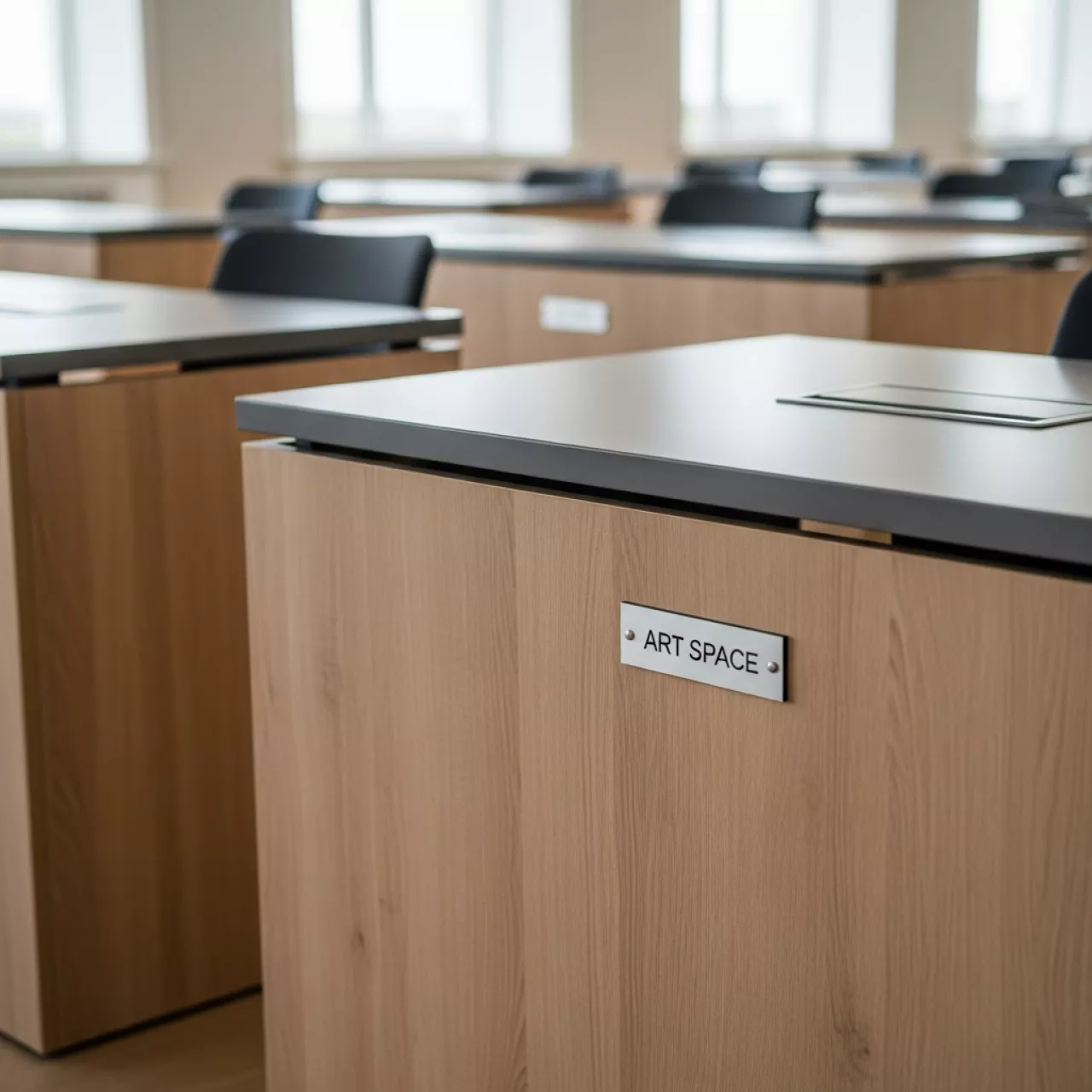 Аренда Стол оператора Белгаум дуб крафт серые столешницы в гранд-отеле «Жемчужина» — ART SPACE