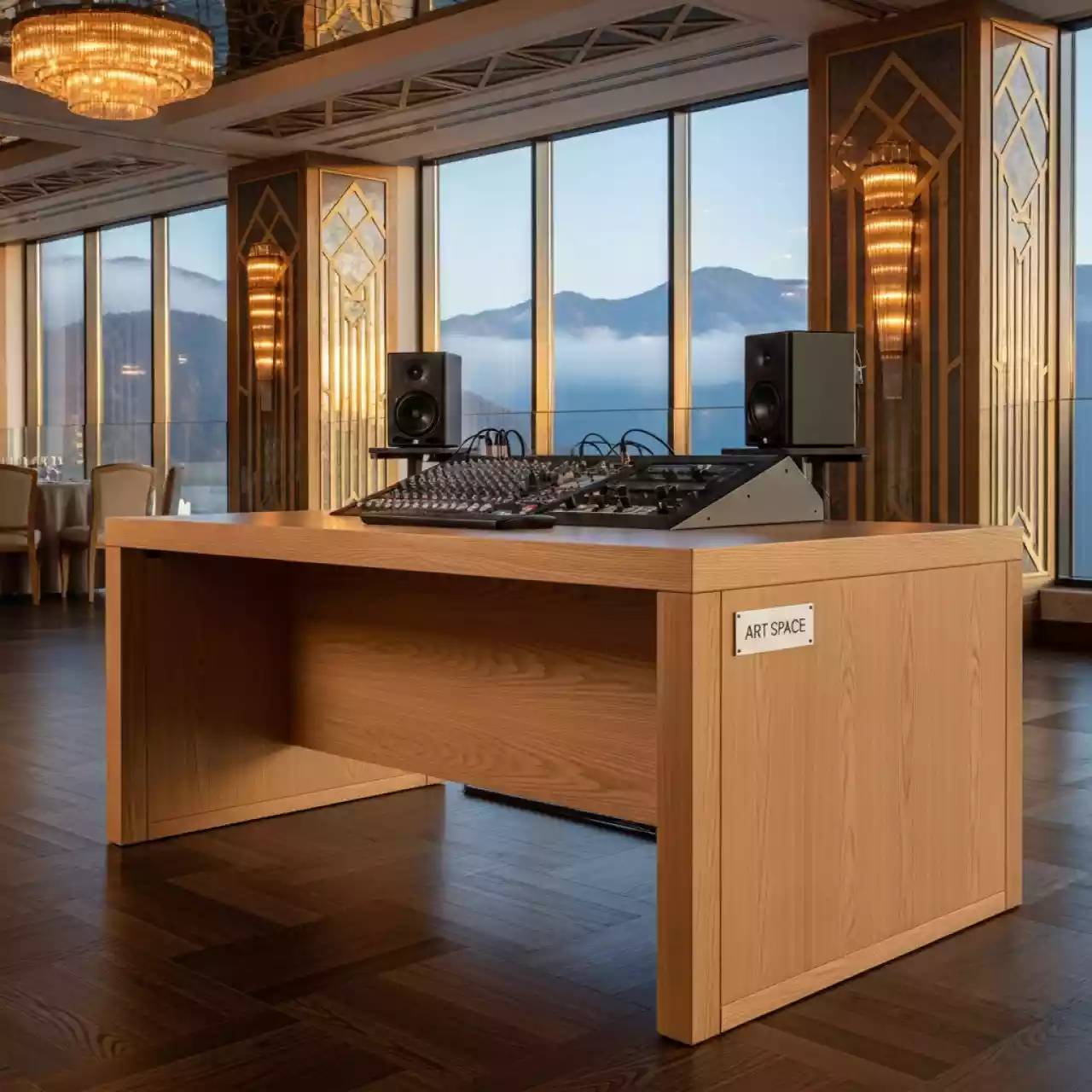 Аренда Стол оператора Белгаум дуб молочный на курорте «Газпром» (Альпика) — ART SPACE