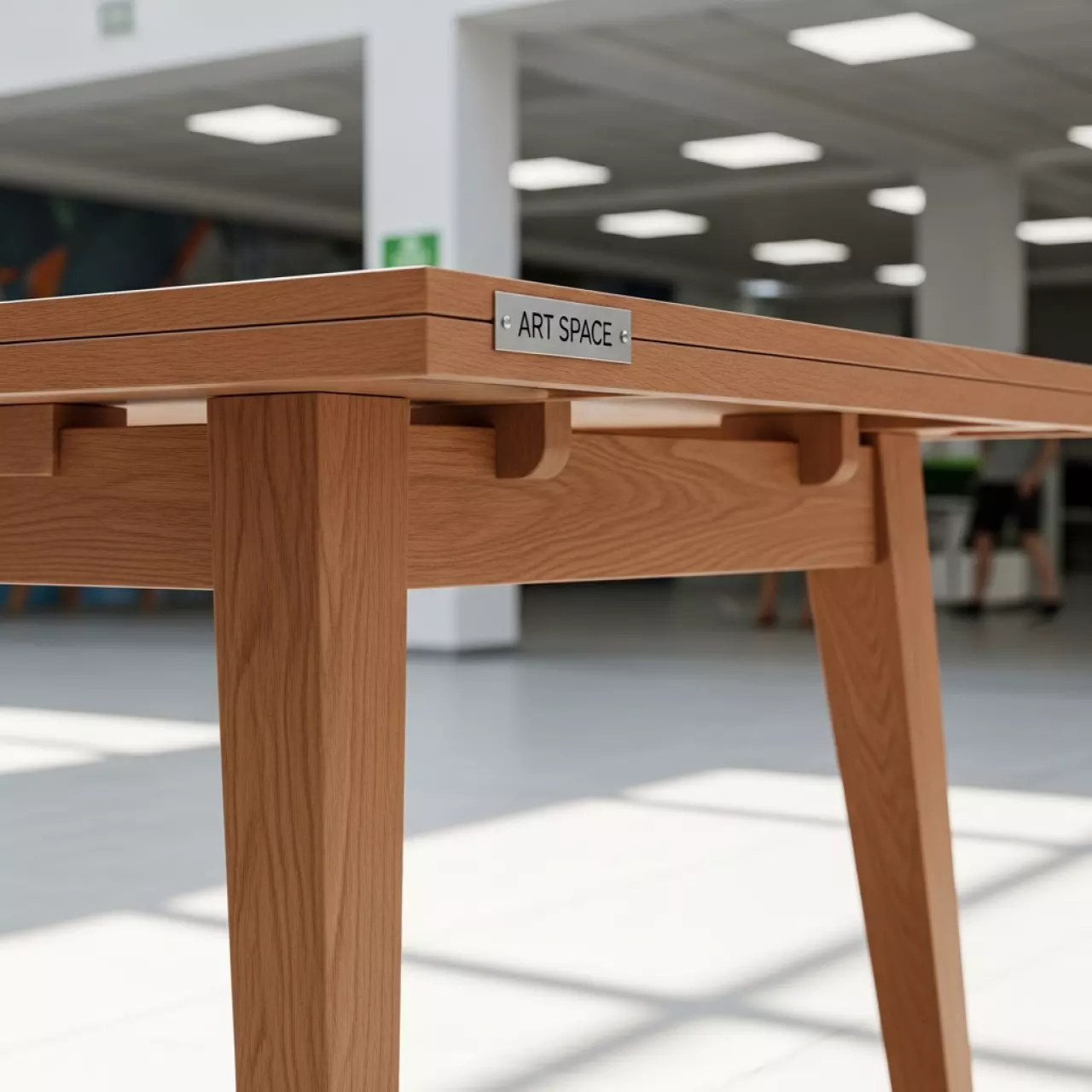 Аренда Стол Орхус массив дуба тон терра 180 см в Университете «Сириус» — ART SPACE