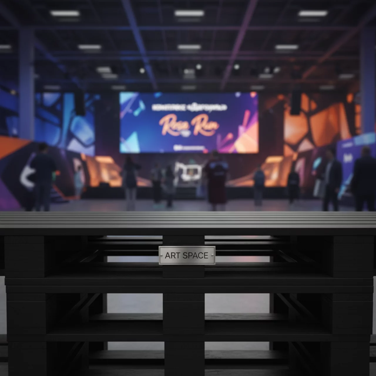 Аренда Стол Pallet black в комплексе «Дагомыс» — ART SPACE