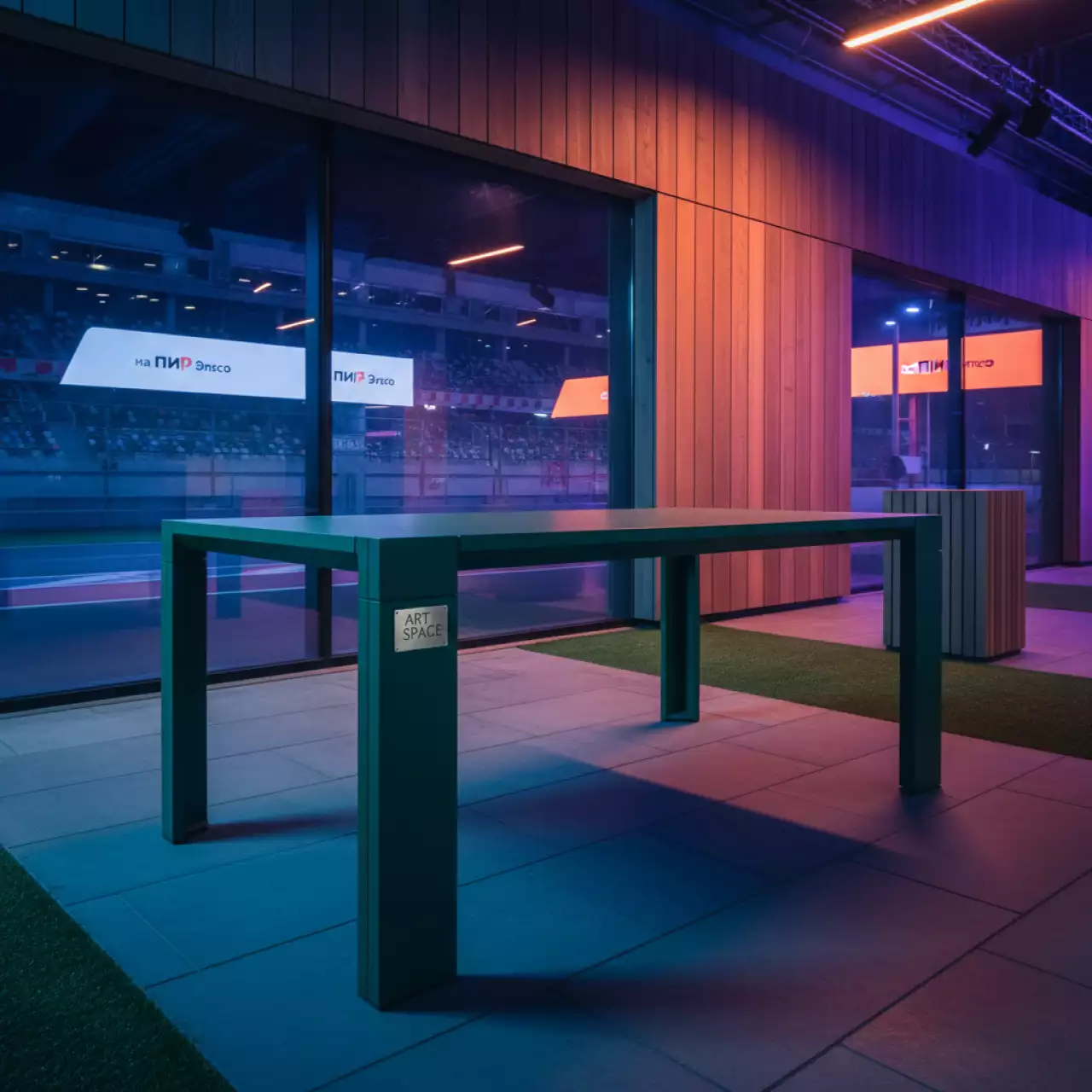 Аренда Стол парковый Forest мох 1600 на Сочи Автодроме — ART SPACE