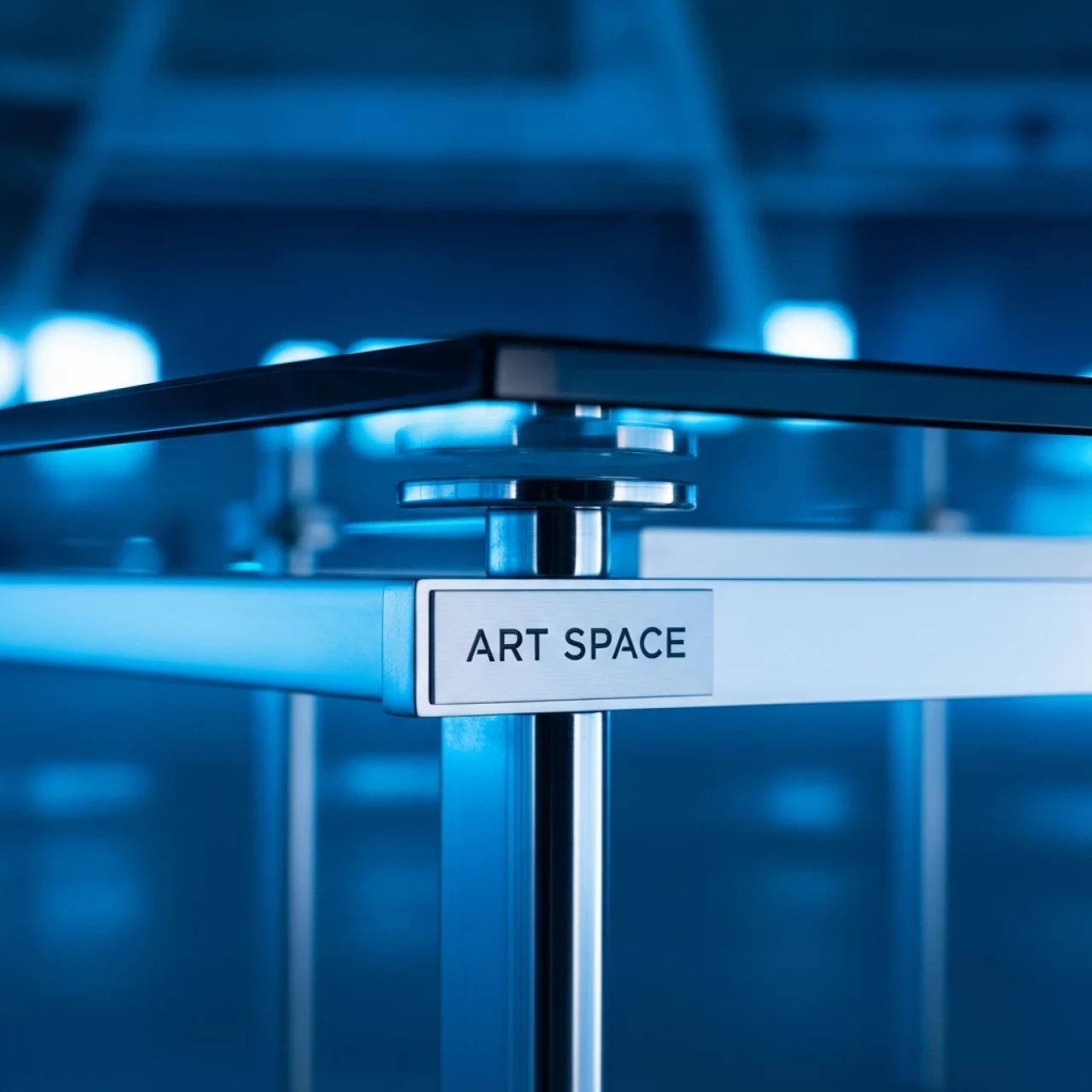 Аренда Стол Patrizia прозрачный закаленное стекло в ледовой арене «Шайба» — ART SPACE