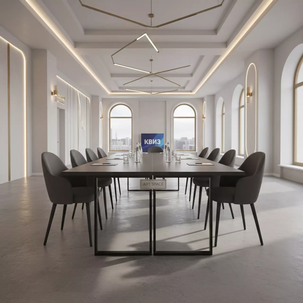 Аренда Стол переговорный на 6 мест в банкетном зале «Дельфин» — ART SPACE