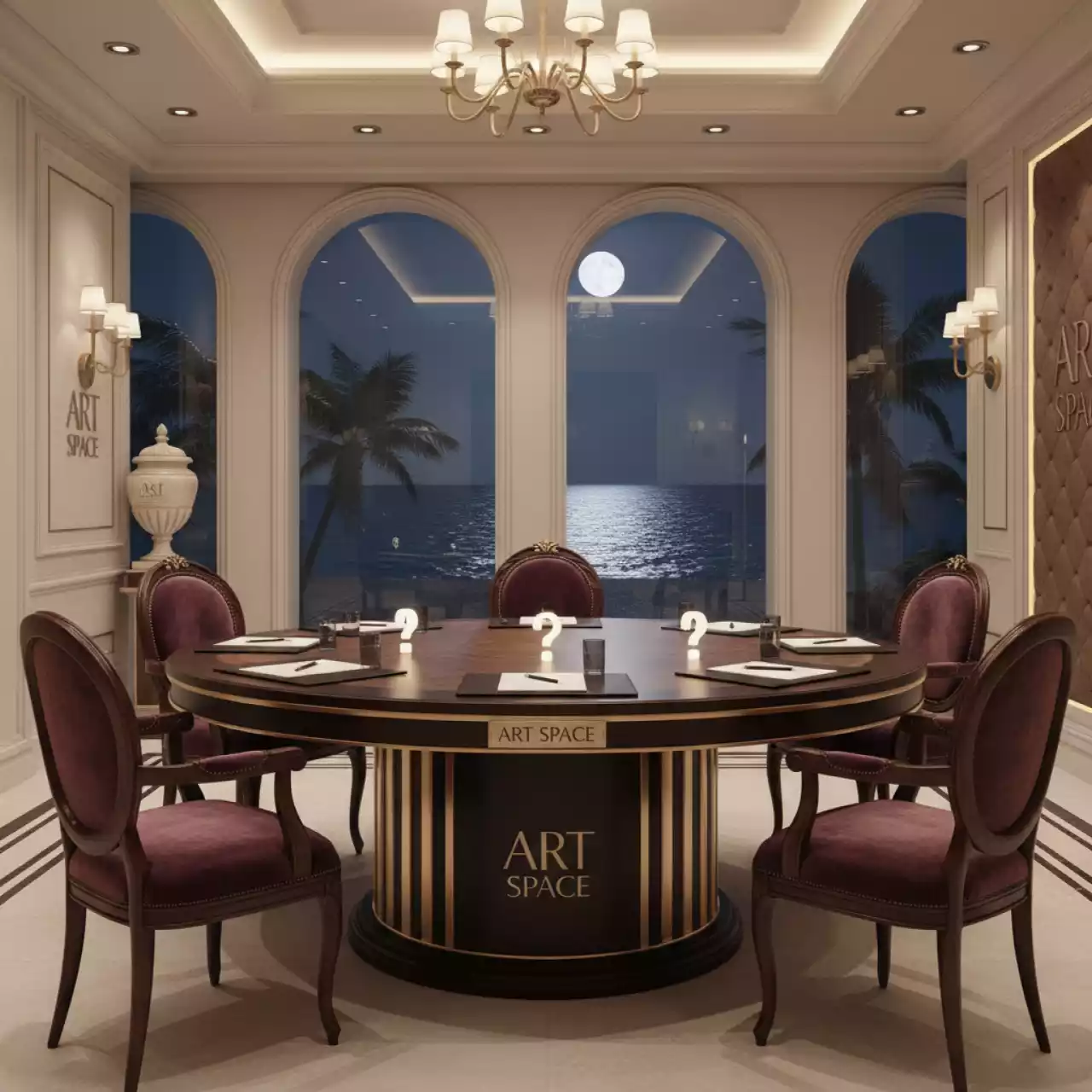 Аренда Стол переговорный овальный на 6 мест в пляжном комплексе VinoGrad — ART SPACE