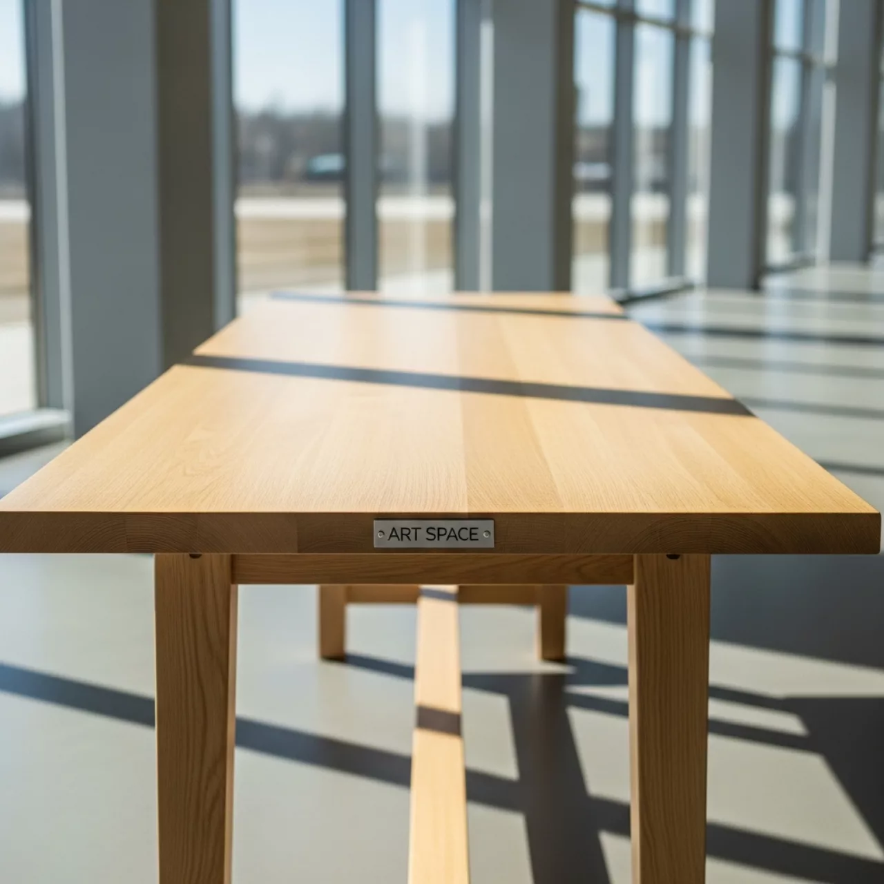 Аренда Стол пивной 220х50 см дерево в санатории «Черноморье» — ART SPACE