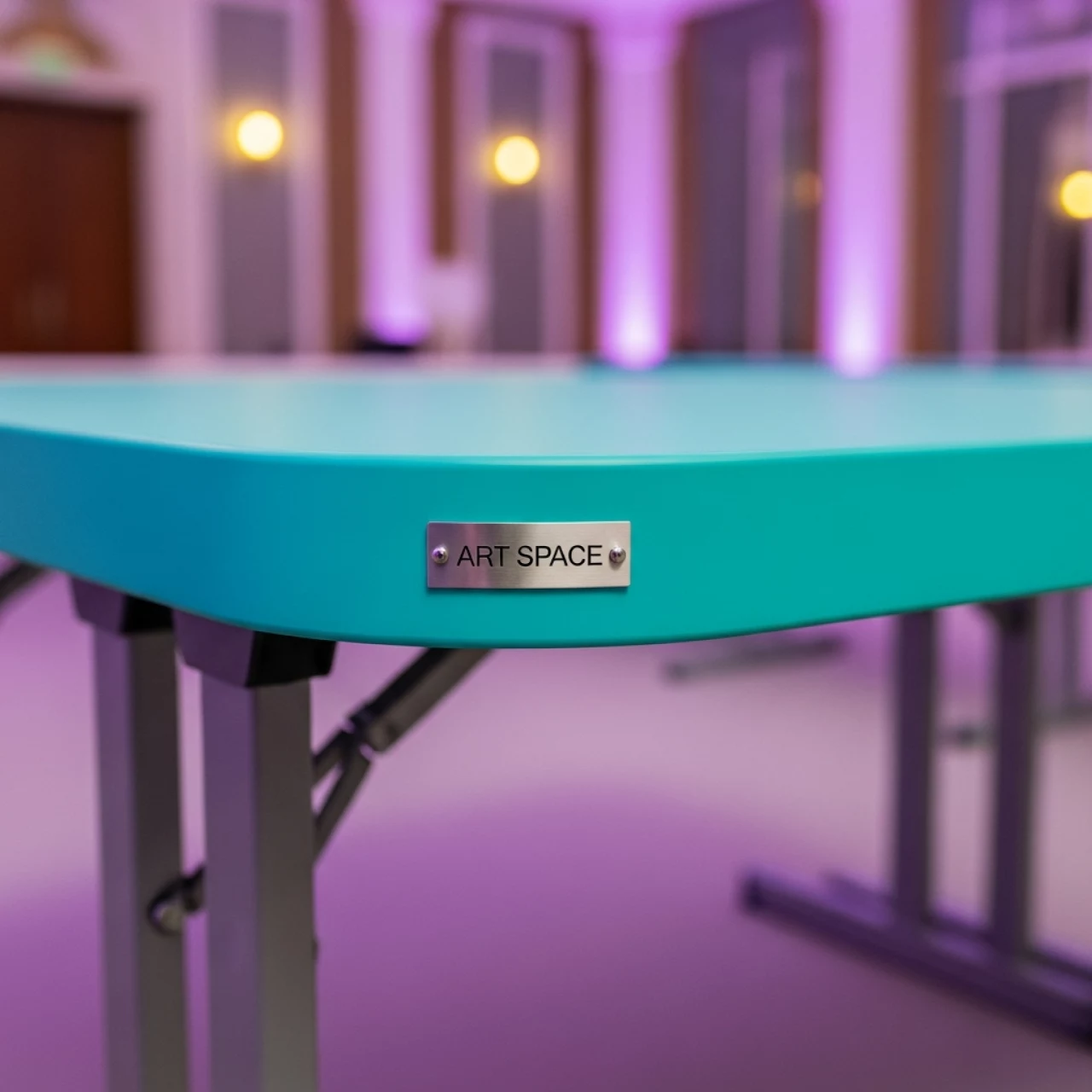 Аренда Стол пластиковый Ares 80 в санатории «Металлург» — ART SPACE