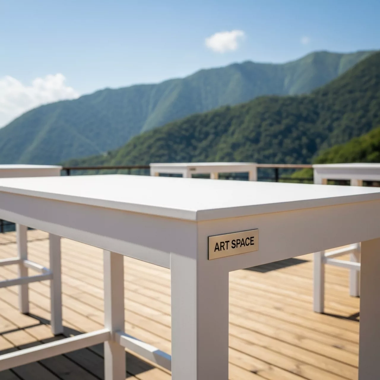 Аренда Стол пластиковый барный раздвижной Vegas Bar на курорте «Газпром» (Альпика) — ART SPACE