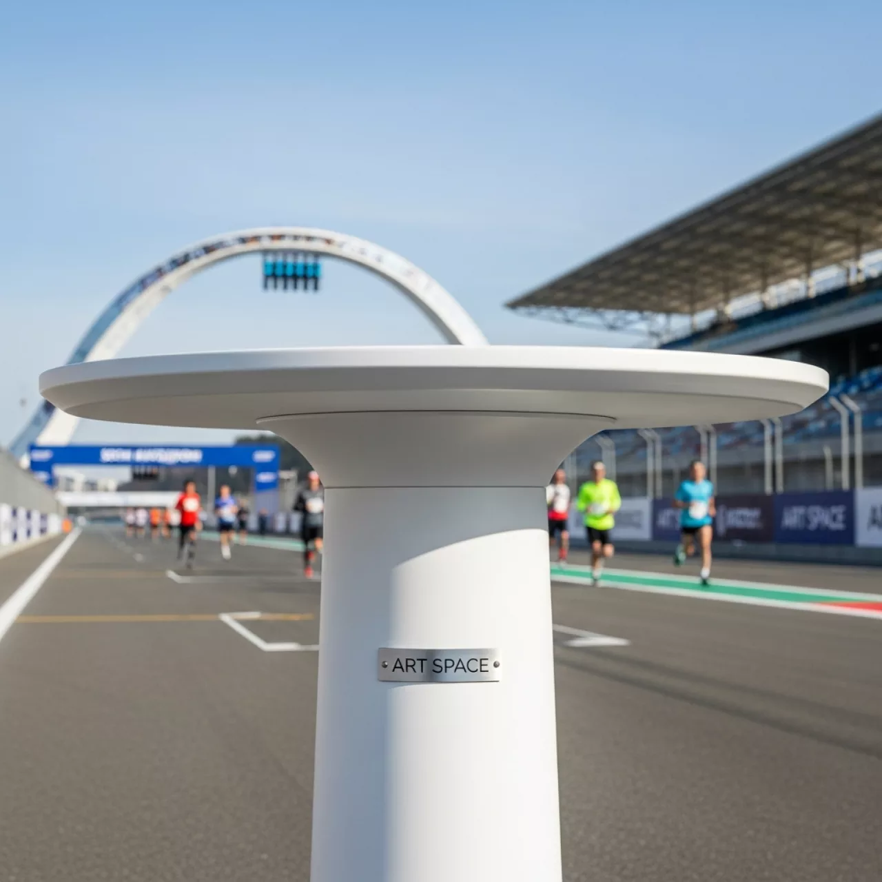 Аренда Стол пластиковый барный Tkitt BGA3L на Сочи Автодроме — ART SPACE