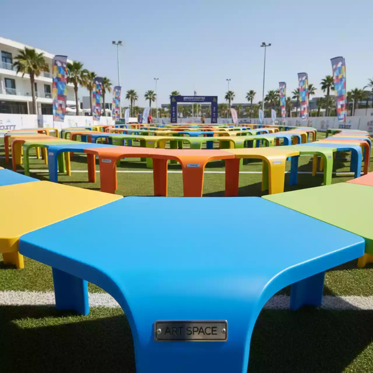 Аренда Стол пластиковый детский в Bridge Resort — ART SPACE