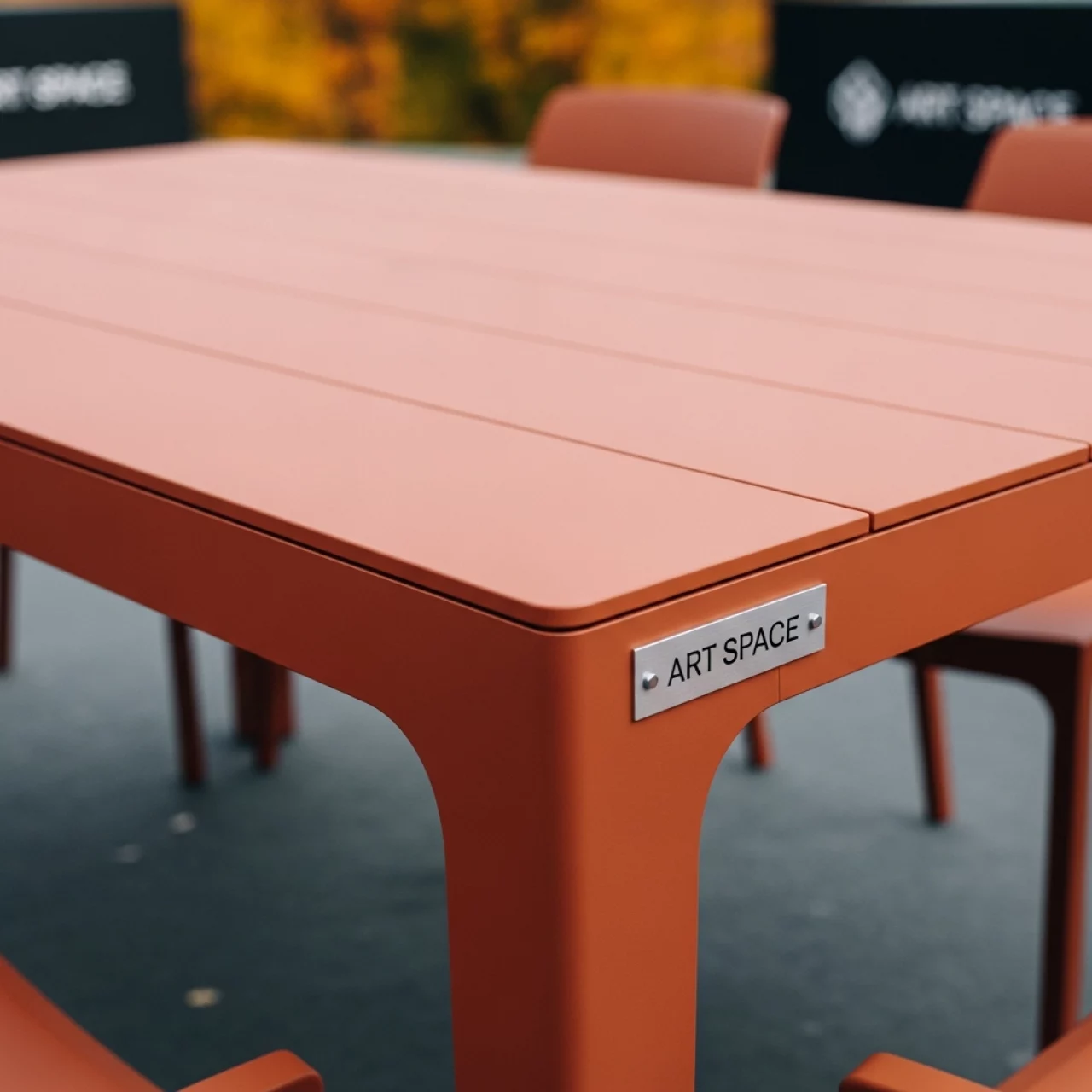 Аренда Стол пластиковый обеденный Combo 60 терра 600х750 мм в санатории «Русь» — ART SPACE