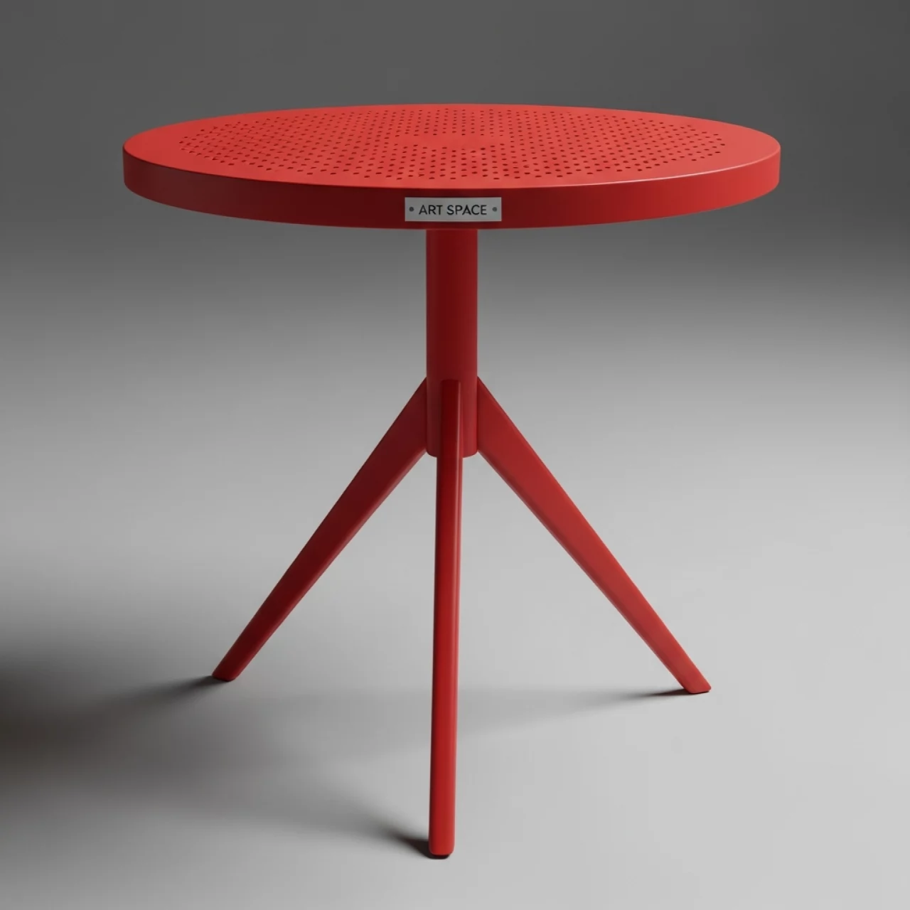 Аренда Стол пластиковый обеденный Spritz Spritz Mini красный Ø605х765 мм в Radisson Hotel Rosa Khutor — ART SPACE