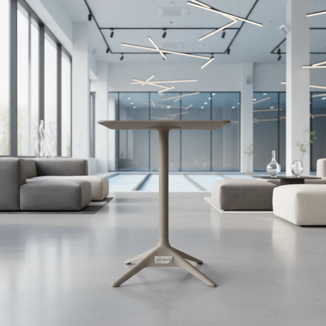 Аренда Стол пластиковый обеденный Spritz Spritz Mini тортора 605х400 765 мм в Керлинговом центре «Ледяной куб» — ART SPACE