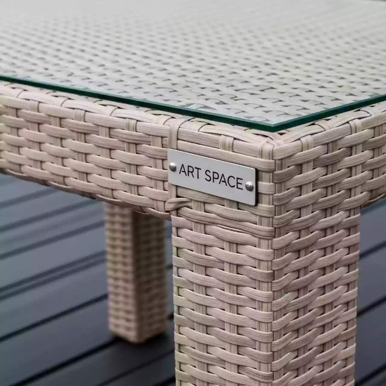 Аренда Стол пластиковый плетеный Bali в отеле Radisson Lazurnaya — ART SPACE