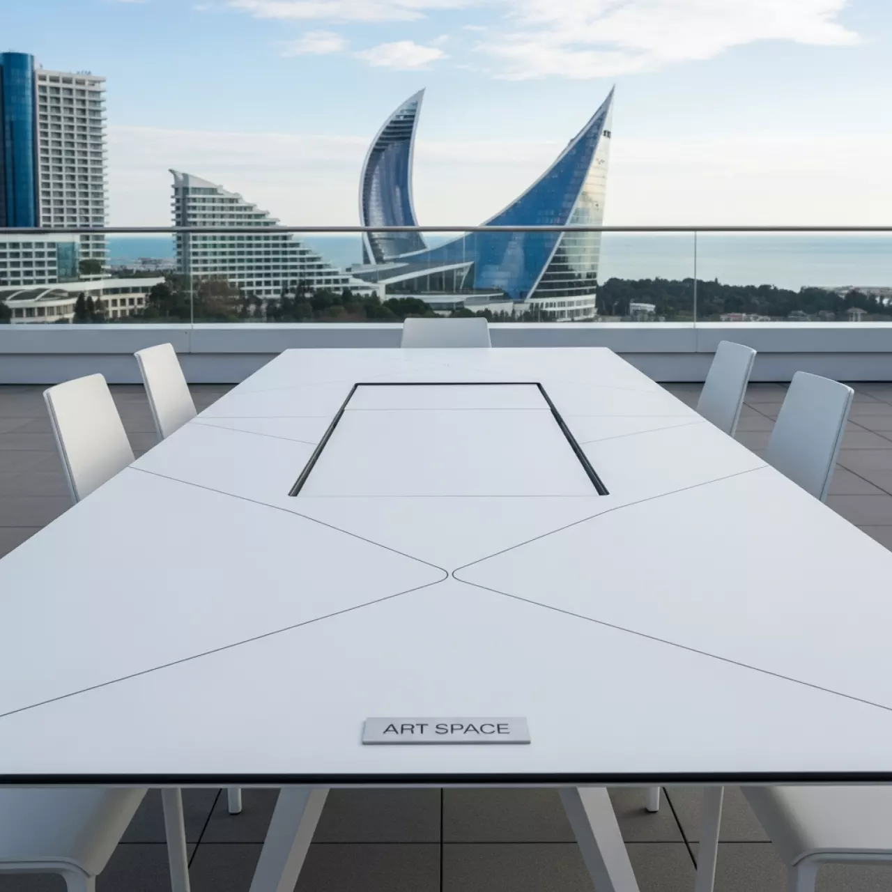 Аренда Стол пластиковый раздвижной Alloro 140 Extensible в City Park Hotel Sochi — ART SPACE