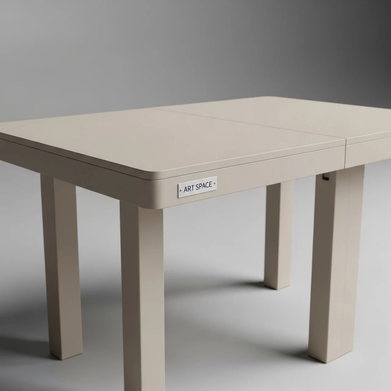 Аренда Стол пластиковый раздвижной Vegas Table бежевый 1000 1400х1000х750 мм в Green Flow Hotel — ART SPACE