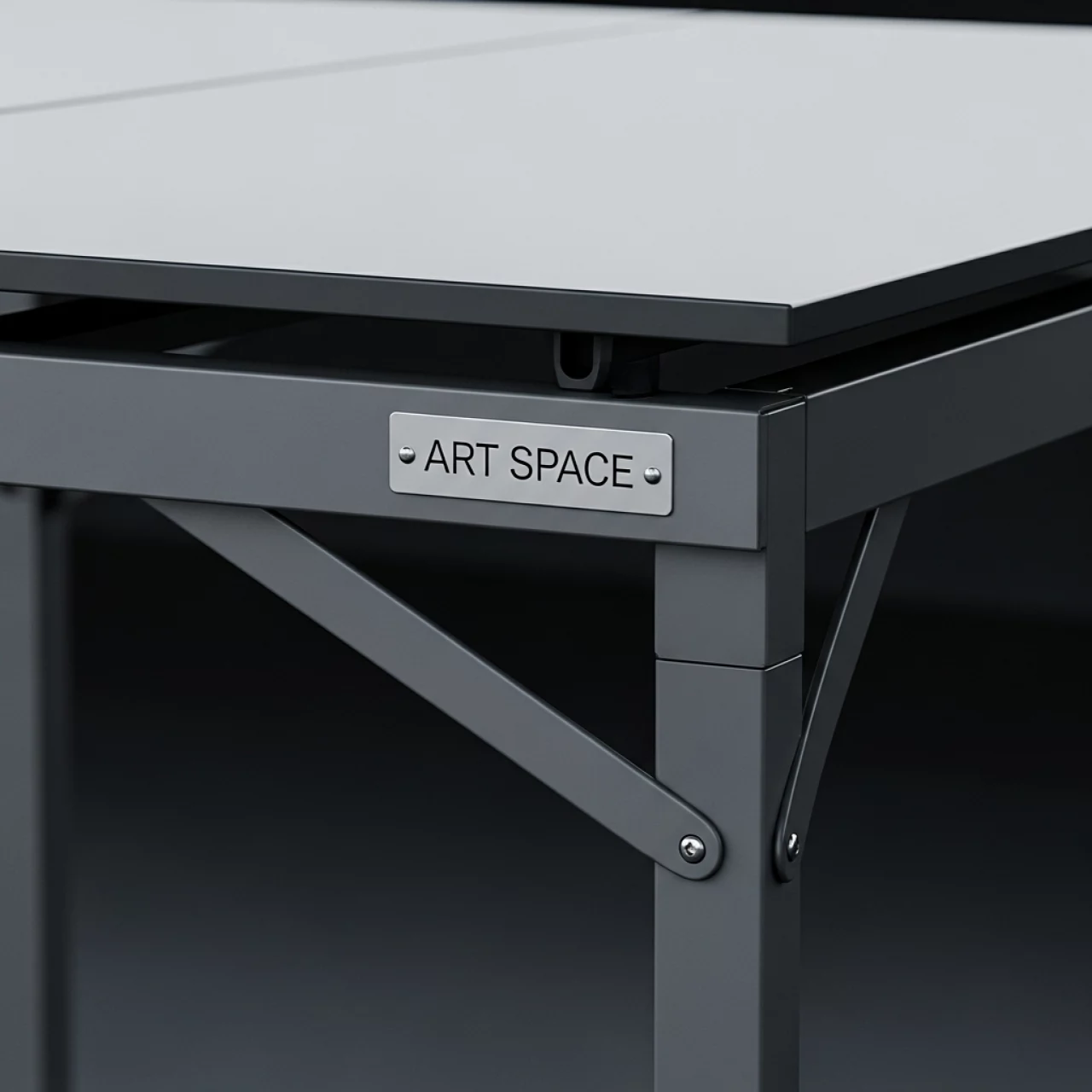 Аренда Стол пластиковый складной Sky Folding Table 60 темно серый в Red Arena — ART SPACE