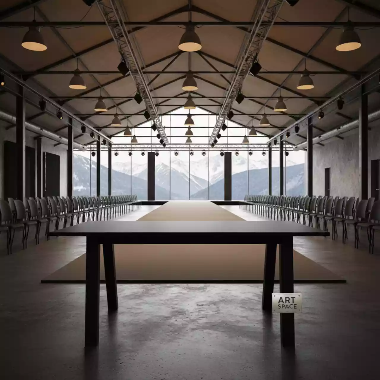 Аренда Стол пластиковый Solid Basic черный в Golden Tulip Rosa Khutor — ART SPACE