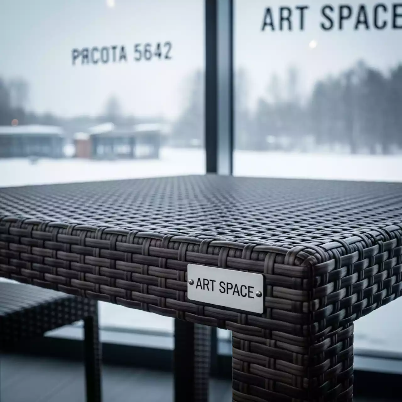 Аренда Стол плетеный пластиковый Riva в ресторане «Высота 5642» — ART SPACE