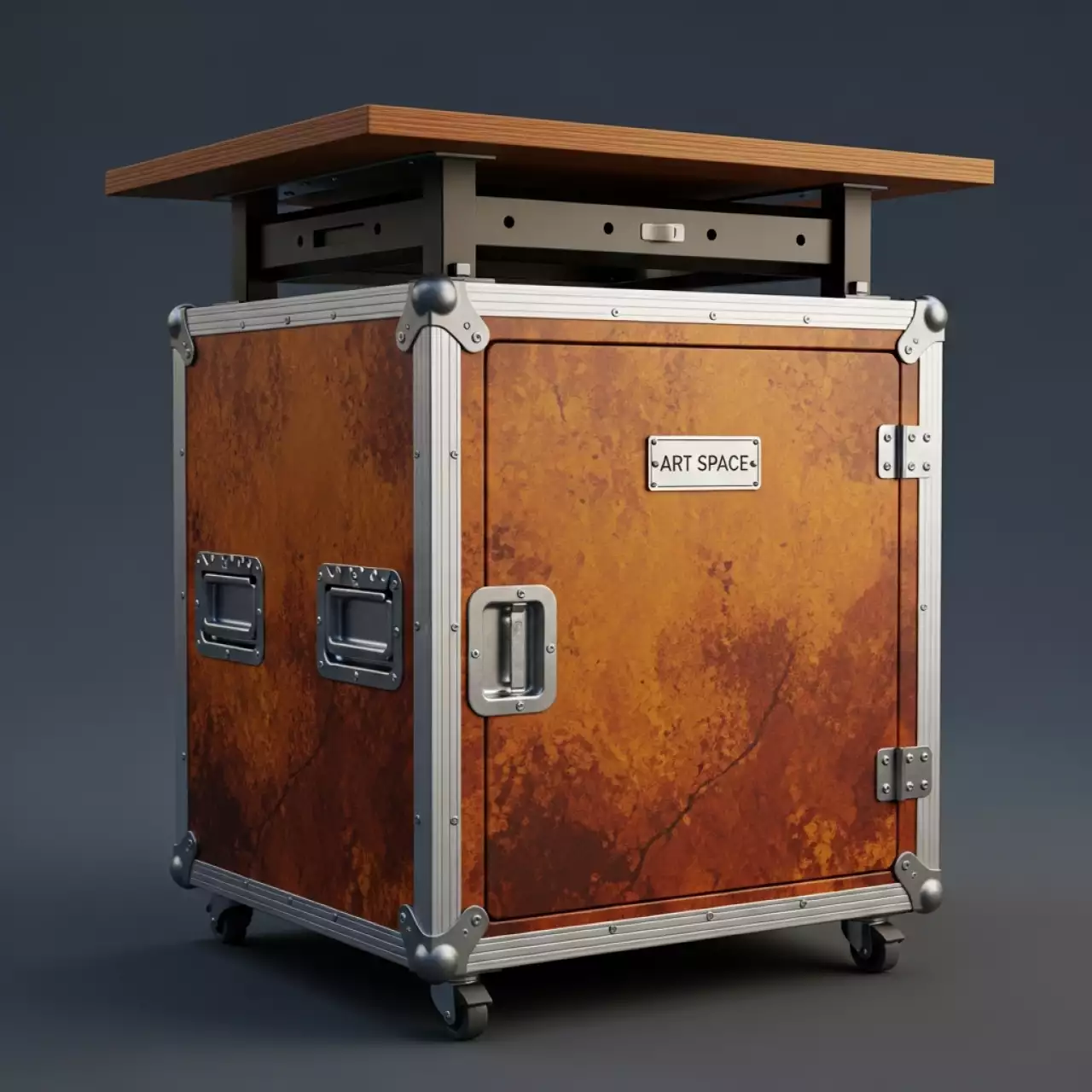 Аренда Стол подставка для Riso RZ EZ с дверцей в ледовом дворце «Роза Хутор» — ART SPACE